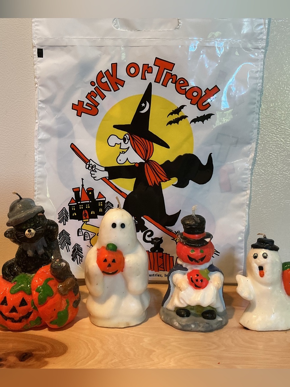 Vintage Lot of Halloween Novelty Candles